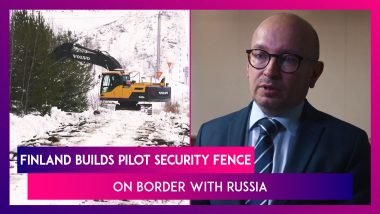 Finland Builds Pilot Security Fence On Border With Russia Near The Town Of Imatra