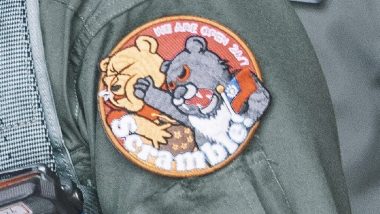 Air Force Patch Shows Formosan Bear Punching Winnie the Pooh Representing China President Xi Jinping, Becomes Hit in Taiwan
