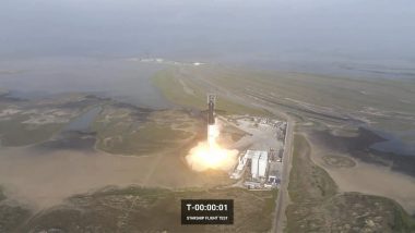 SpaceX Starship Rocket Explodes Above Gulf of Mexico Moments After Launch (Watch Video)