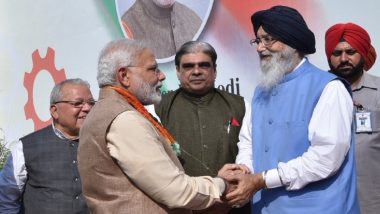 Parkash Singh Badal Dies at 95: President Droupadi Murmu, PM Narendra Modi, Other Leaders Condole Former Punjab CM’s Demise