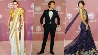 NMACC Day 2 Best Looks: Gigi Hadid and Zendaya Stun in Gorgeous Desi Avatars; Tom Holland Looks Dapper in Suit (View Pics and Video)