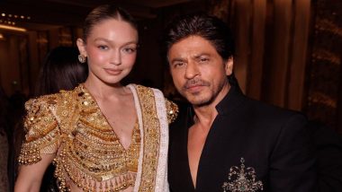 Gigi Hadid and Shah Rukh Khan Pose Together for a Memorable Photo, Netizens Go Gaga Over the Stylish Duo Giving Major Royal Vibes!