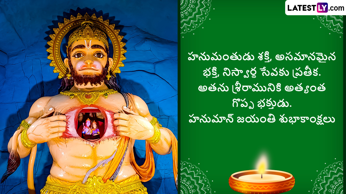 Hanuman Jayanti 2023 Wishes in Telugu WhatsApp Photos, Facebook