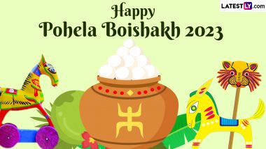 Bengali New Year 1430 Messages and Pohela Boishakh 2023 Greetings: Noboborsho SMS, HD Pictures, Quotes & Wishes for Family and Friends