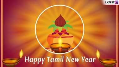Tamil New Year 2023 Images & Puthandu 2023 Wishes: WhatsApp Status Messages, HD Wallpapers, Quotes and SMS To Share on Varusha Pirappu