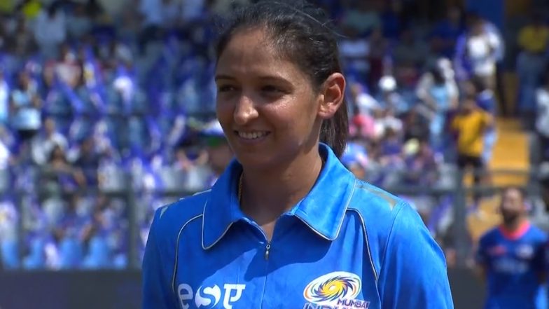 Harmanpreet Kaur Attends Mumbai Indians vs Kolkata Knight Riders IPL 2023 Toss, Video Goes Viral!