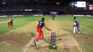 Harshal Patel Misses ‘Mankad Run Out’ Before Last Ball in Final Over of RCB vs LSG IPL 2023, Fans React (Watch Video)