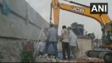 Haryana Rice Mill Collapse: Four Dead, 20 Injured After Three-Storey Factory Collapses in Karnal (Watch Videos)