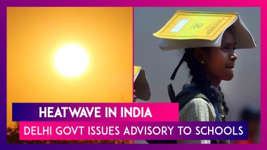 Heatwave In India: Delhi Government Issues Advisory To Schools; Circular Says Give Water Breaks To Students