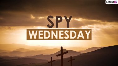 Holy Wednesday 2023 Images & Spy Wednesday HD Wallpapers for Free Download Online: Send Quotes, Bible Verses, Jesus Christ Photos & Sayings During Holy Week