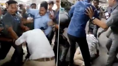 Mumbai: Private Security Personnel Thrash Cab Driver At CSMI Airport Over Parking Dispute, Six Arrested (Watch Video)
