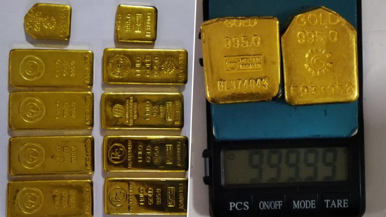 Mumbai Customs Department Arrest Man At Airport For Trying to Smuggle 9000 Grams Gold Worth Rs 4.62 Crore (See Pics)