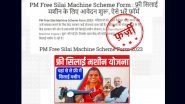 Narendra Modi Government Giving Sewing Machines to Women Under PM Free Sewing Machine Scheme 2023? PIB Debunks Fake Claim
