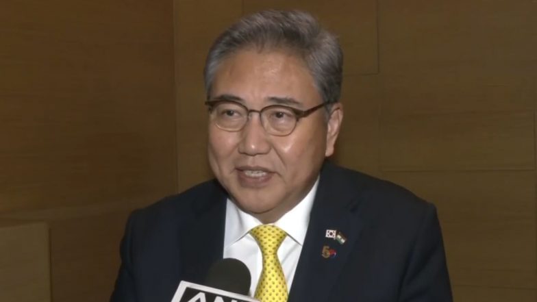 ‘Namaste, Mera Naam Park Jin Hai’: South Korea’s Foreign Minister Introduces Himself in Hindi As He Talks About India and Republic of Korea Celebrating 50th Anniversary of Diplomatic Relations (Watch Video)