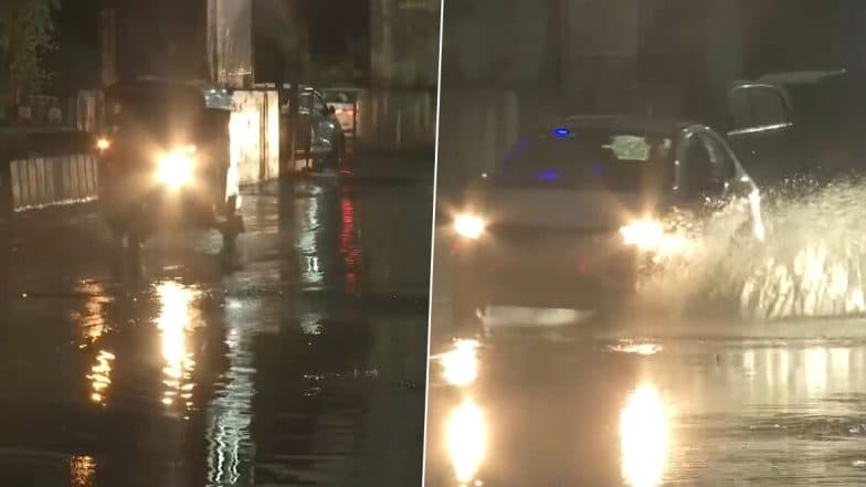 Mumbai Rains: Waterlogging Reported in Several Parts After Unseasonal Rainfall Hits City Again (Watch Videos)