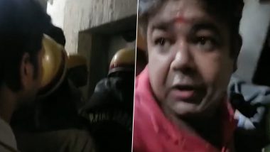 Greater Noida: Family of Eight Get Trapped In Elevator For Hours in Golf Gardenia Society, Rescued by Fire Brigade and Mechanics (Watch Video)