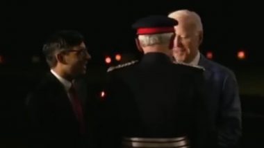 Did US President Joe Biden Fail To Recognise UK PM Rishi Sunak and Brush Him Aside? Here’s a Fact Check of the Viral Video