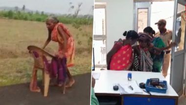 'Be Humane': Sitharaman to SBI After Video of Old Woman Walking Barefoot To Collect Pension From State Bank of India Branch in Odisha’s Nabrangpur Goes Viral