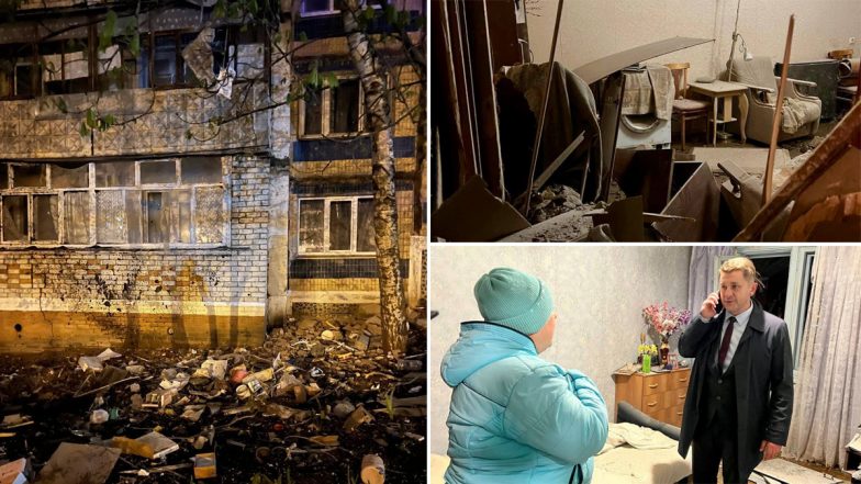 Russia Accidentally Strikes Own City Belgorod Near Ukraine Border Leaving Large Crater; Two Injured, Several Apartments Damaged (See Pics)