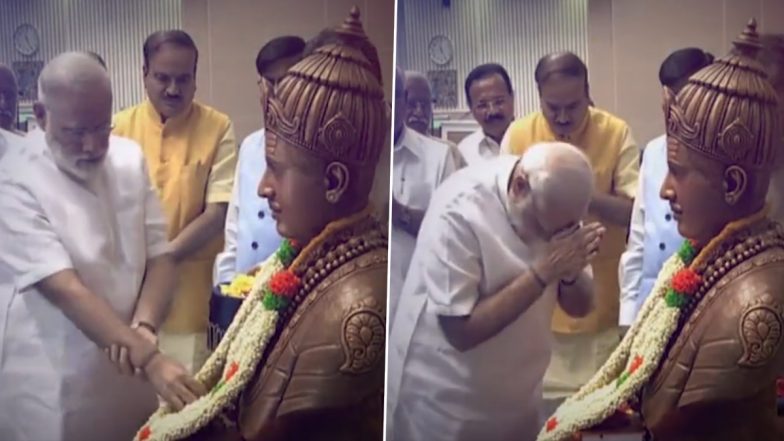 Basava Jayanti 2023: PM Narendra Modi Pays Homage to Jagadguru Basaveshwara, Says ‘His Thoughts and Ideals Give Us Inspiration to Serve Humanity’ (Watch Video)