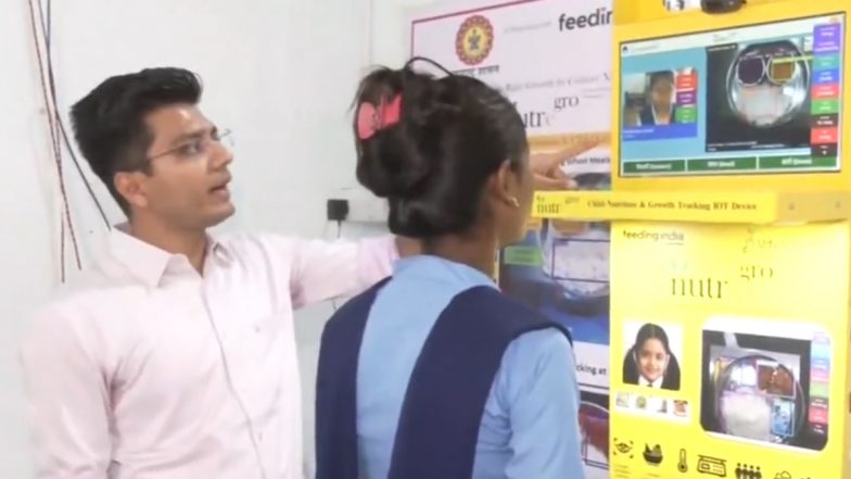 AI-Powered Machine Installed At Maharashtra School to Improve Nutrition Level of Tribal Children (Watch Video)