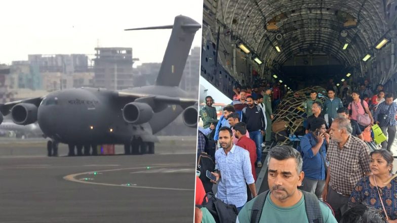 Operation Kaveri: Second Batch of 246 Indians Evacuated From Sudan Reach Mumbai (See Pics)