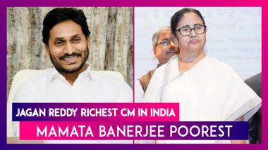 Jagan Mohan Reddy Richest Chief Minister In India, Mamata Banerjee Is The Poorest; Check The Complete List