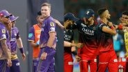 IPL 2023 Kolkata Knight Riders vs Royal Challengers Bangalore Free Live Streaming Online on JioCinema: Get TV Channel Telecast Details of KKR vs RCB T20 Cricket Match on Star Sports
