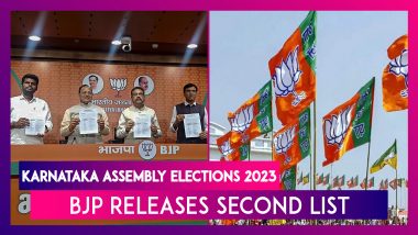 Karnataka Assembly Elections 2023: BJP Releases Second List, Candidates For 12 Seats Yet To Be Named