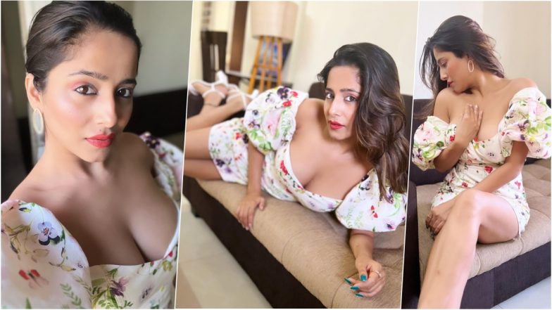 Kate Sharma Hot Cleavage Photos: Model-Actress Poses Seductively for 'Ghar Wala' Natural Photoshoot!