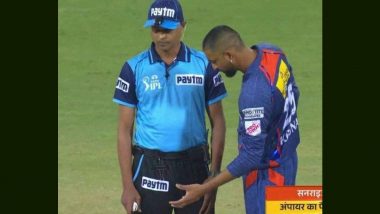 Krunal Pandya's Awkward Gesture Towards Umpire During LSG vs SRH IPL 2023 Match Goes Viral! (See Pics)