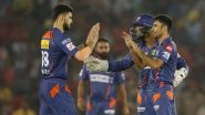 How to Watch LSG vs MI IPL 2023 Free Live Streaming Online on JioCinema? Get TV Telecast Details of Lucknow Super Giants vs Mumbai Indians Indian Premier League Eliminator Match
