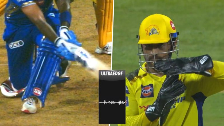 'Dhoni Review System' Fans React After MS Dhoni Takes A Successful DRS to Dismiss Suryakumar Yadav During MI vs CSK Clash in IPL 2023