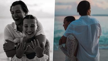 Stranger Things Star Millie Bobby Brown and Jake Bongiovi Are Engaged! Couple Drops Cosy Pics on Instagram and Shares the Good News