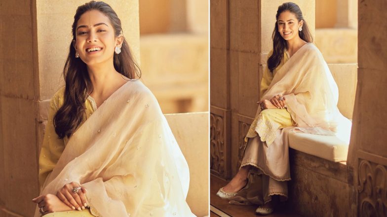 Mira Rajput Aces Ethnic Summer Look As She Dons a Chic Salwar Suit (View Pics)