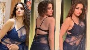 Bhojpuri Actress Monalisa Looks Stylish in a See-Through Saree and Backless Blouse! Check Pics on Instagram