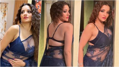 Bhojpuri Actress Monalisa Flaunts Sexy Cleavage in a See-Through Saree and Backless Blouse! Check Super Hot Pics on Instagram
