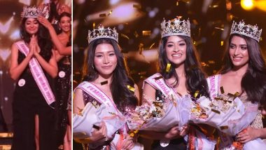 Nandini Gupta Wins Femina Miss India World 2023; Shreya Poonja and Thounaojam Strela Luwang Crowned Runners-Up!