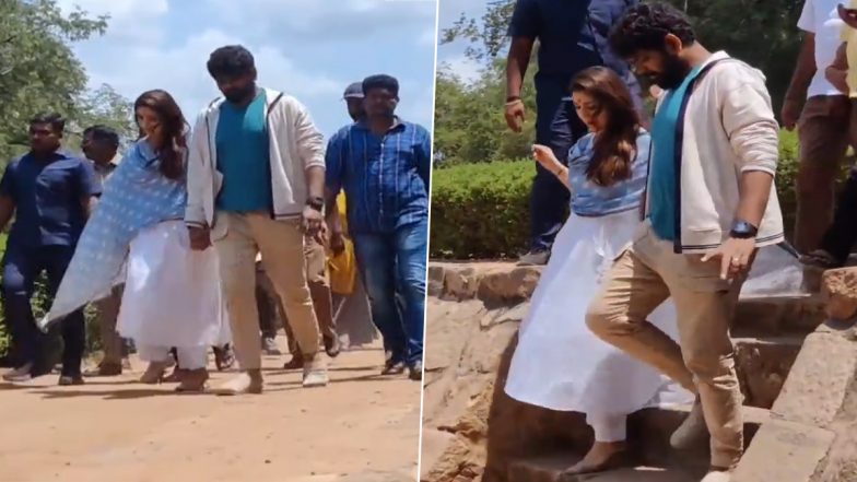 Nayanthara and Vignesh Shivan Seek Blessings at Kumbakonam Temple, Video Goes Viral - WATCH