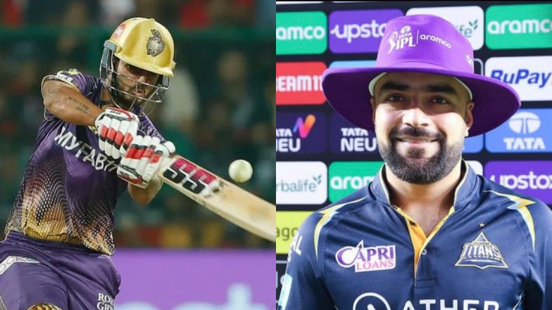 Nitish Rana, Rashid Khan Make Their 100th IPL Appearances During KKR vs GT IPL 2023 Match