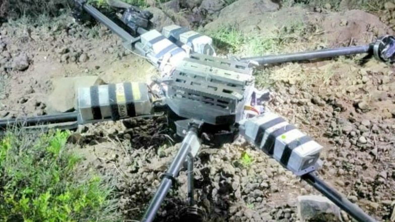 BSF Intercepts Drone Infiltrating From Pakistan Side, Forces It To Return by Firing