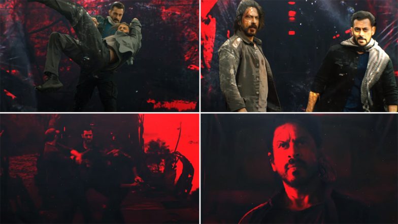 Pathaan x Tiger Theme Out! Shah Rukh Khan and Salman Khan Vibe in This Stunning Track Unveiled by YRF (Watch Video)