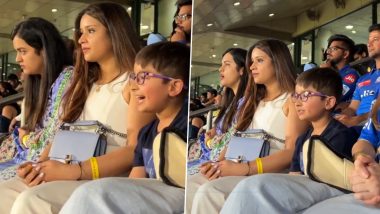 'Papa, Papa!' Piyush Chawla's Son Cheers Him On From Stands During DC vs MI IPL 2023 Match, Mumbai Indians Share Aww-Dorable Video!