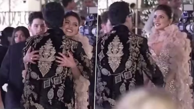 Priyanka Chopra Chit-Chats and Hugs Karan Johar at Nita Mukesh Ambani Cultural Centre Launch in Mumbai (Watch Viral Video)