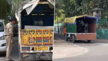 Rahul Gandhi Vacating His Delhi Residence After Being Disqualified As Lok Sabha MP, Trucks Seen Moving Out His Stuff (Watch Video)