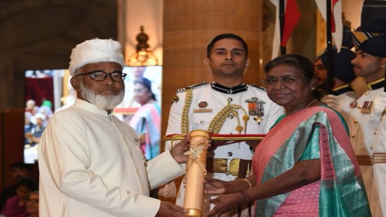 'PM Narendra Modi Proved Me Wrong', Says Karnataka Artist Rasheed Ahmed Quadri After Receiving Padma Shri Award (Watch Video)