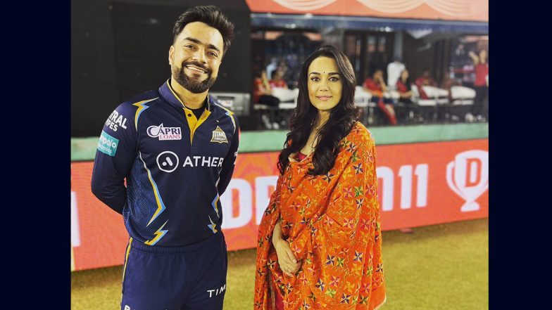 Rashid Khan Meets Preity Zinta After PBKS vs GT IPL 2023 Match, Shares Pic With Punjab Kings Co-Owner