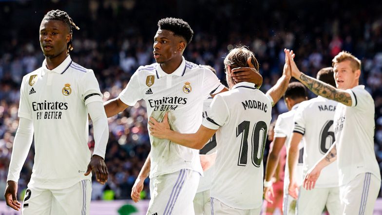 How to Watch Real Madrid vs Chelsea UEFA Champions League 2022–23 Free Live Streaming Online? Get Telecast Details of UCL Quarterfinal Football Match on TV