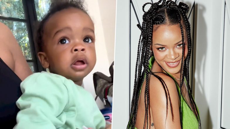 Video of Rihanna’s Son Interrupting the Singer During Her Workout Is All Things Cute – WATCH