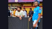 Rishabh Pant Visits Delhi Capitals&rsquo; Camp in Bengaluru Ahead of RCB vs DC Match in IPL 2023 (See Pics)